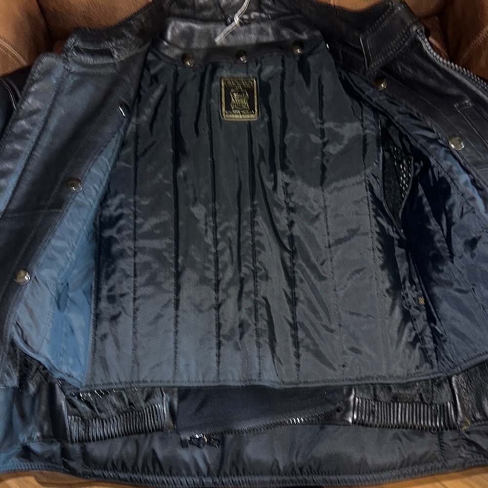 Hein Gericke Genuine Black Leather Motorcycle Jacket - Picture 5 of 5